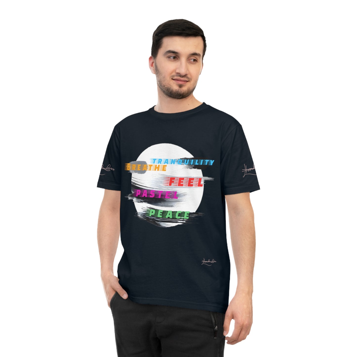 Pastel Peace: Tranquil Brush Stroke T-Shirt