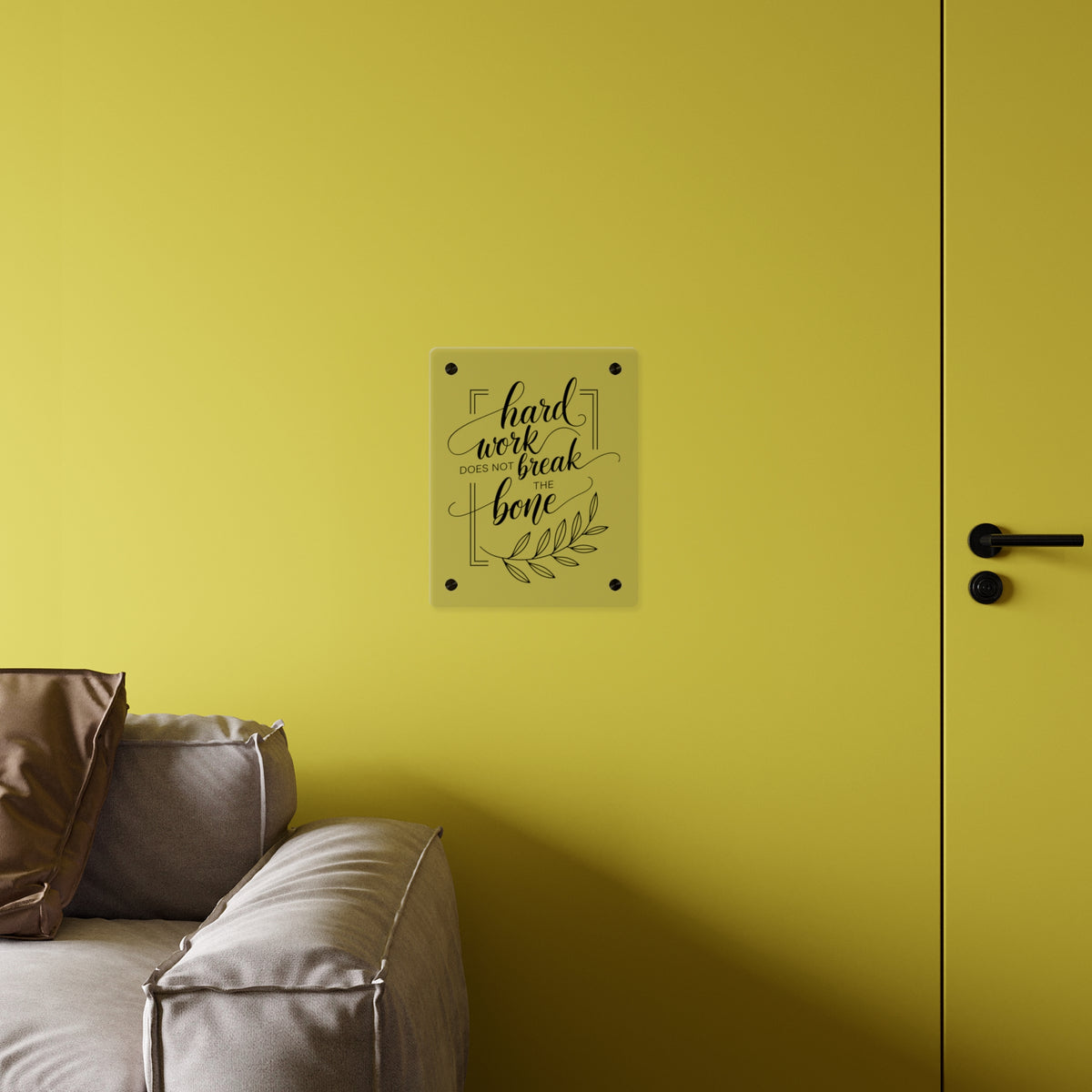 Hard Work Quote Wall Art – Inspirational Décor for Entrepreneurs