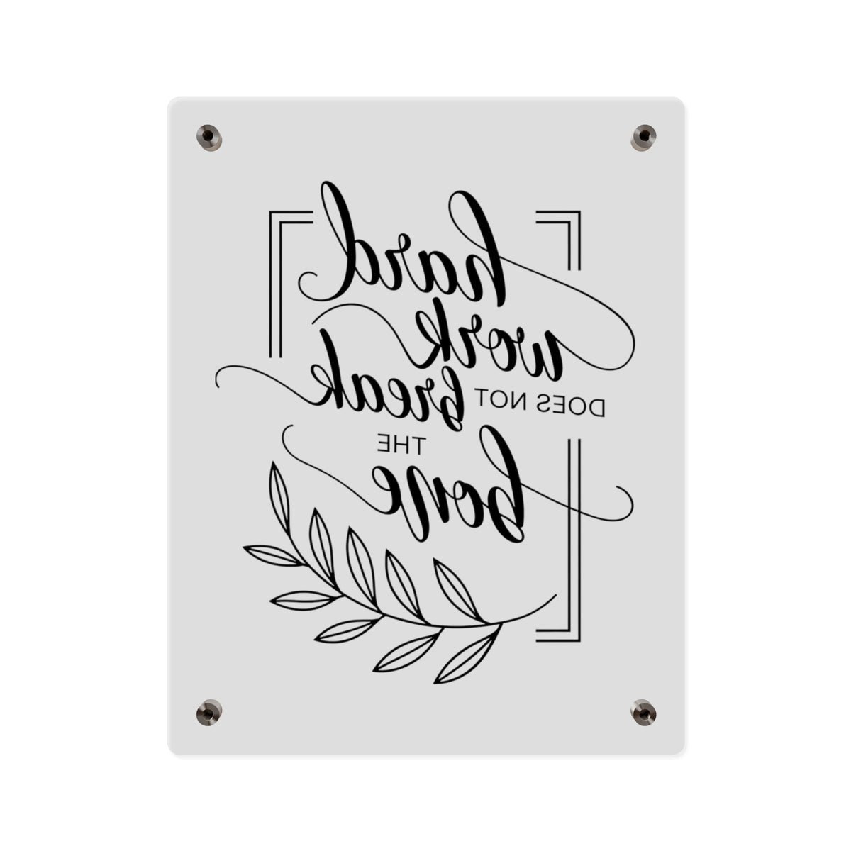 Hard Work Quote Wall Art – Inspirational Décor for Entrepreneurs