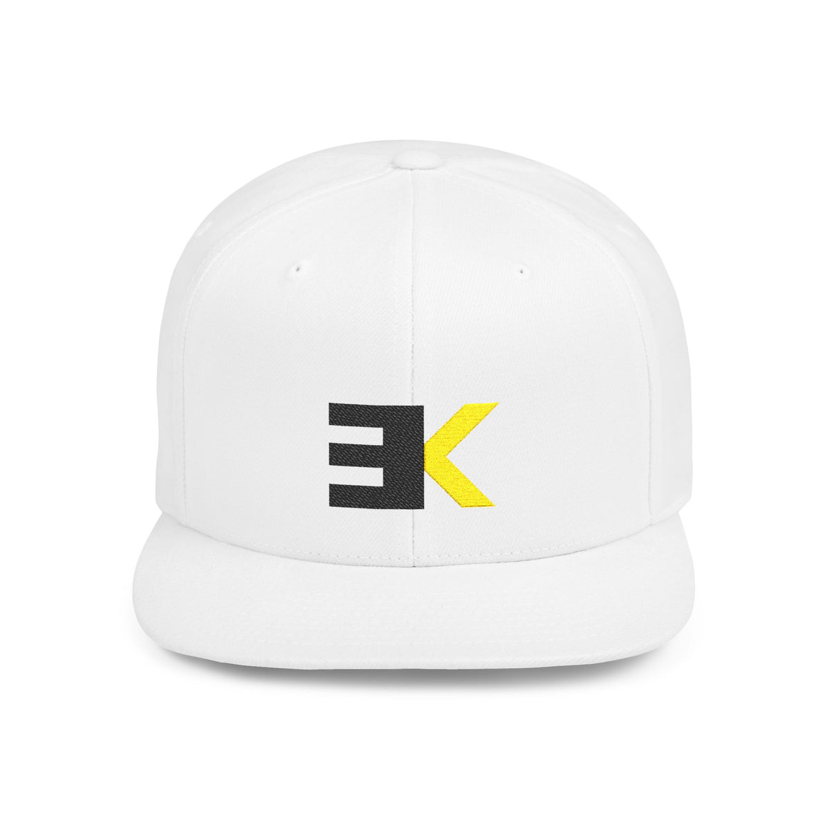 EK Logo Flat Bill Snapback Hat