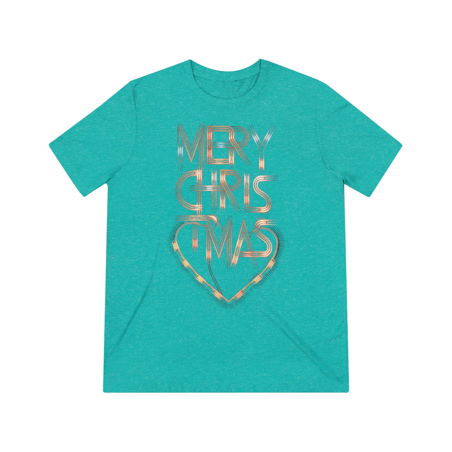 Geometric Christmas Lights Tee