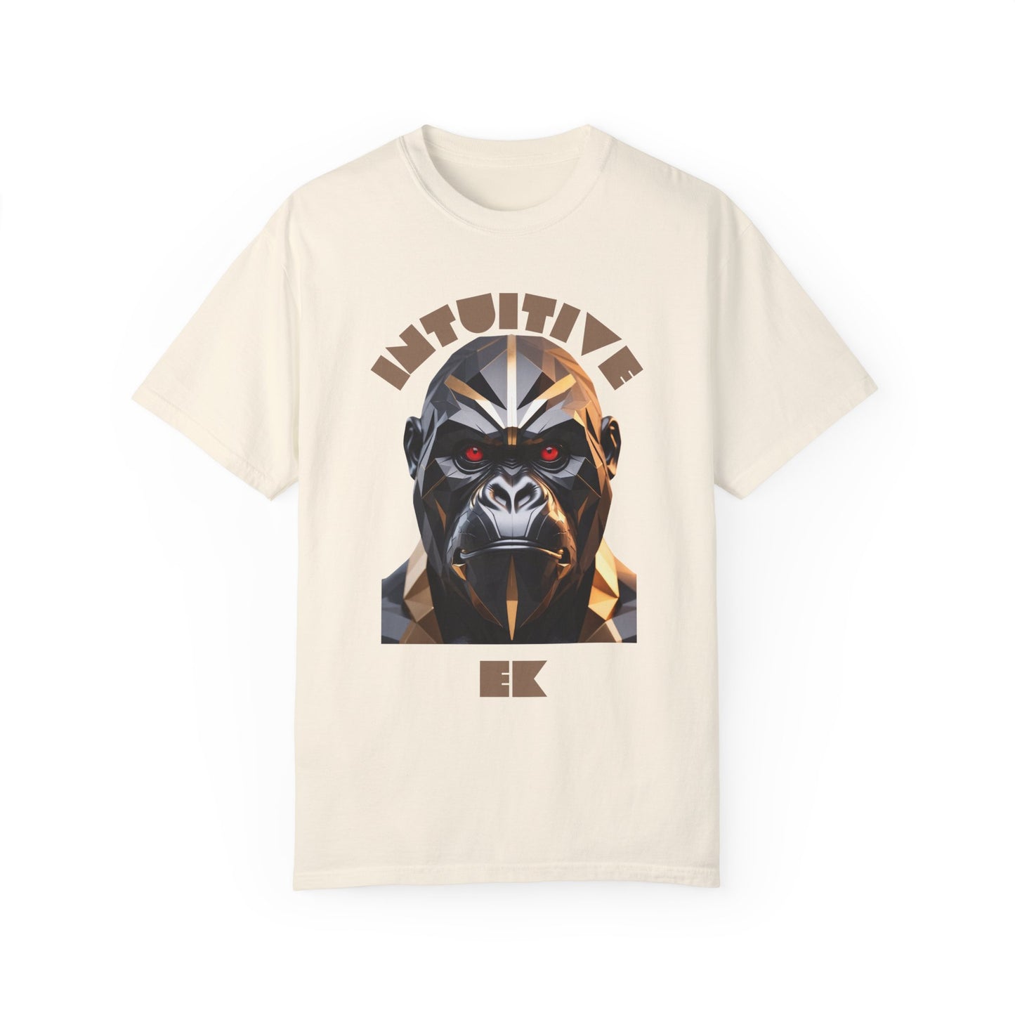 Stylized Gorilla T-Shirt – Edgy Polygonal Art with Futuristic Vibe