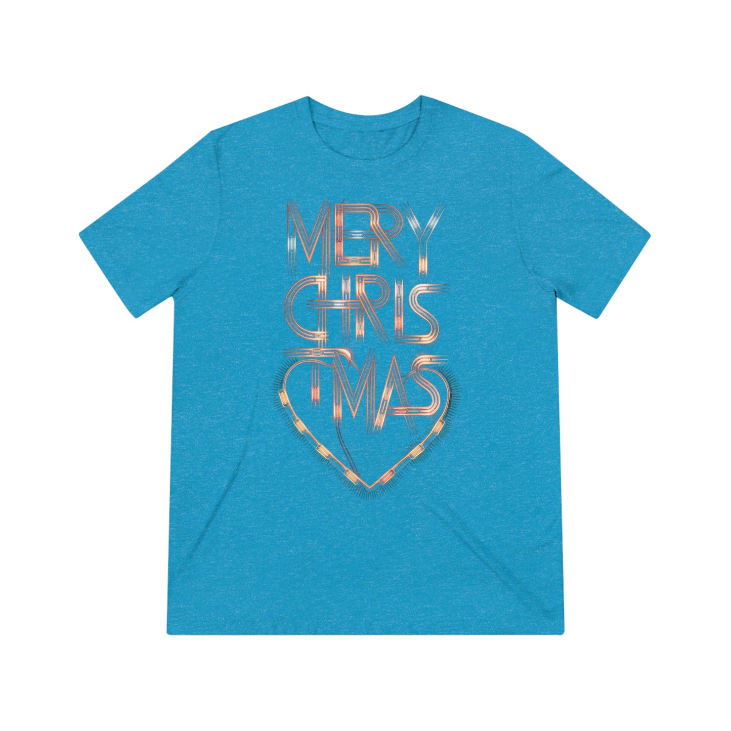 Geometric Christmas Lights Tee