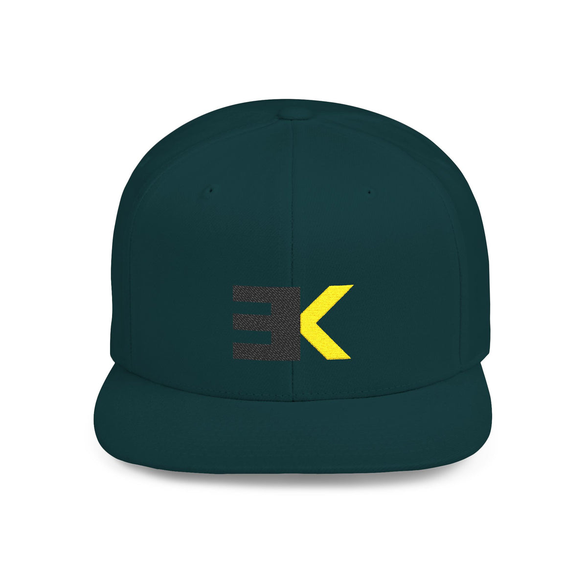 EK Logo Flat Bill Snapback Hat