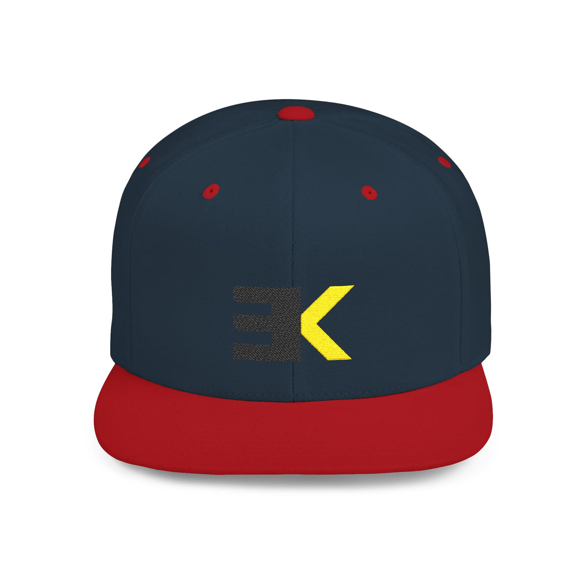 EK Logo Flat Bill Snapback Hat